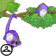 A garland of purple bouncy neggs! Note: This was a Limited Edition Bonus Item for the third Mini Mysterious Morphing Experiment (MiniMME).  Lucky you!