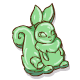 This minty chocolate Neopet treat is rarer and more expensive than the normal chocolate version (and also tastier!)