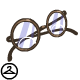 Elderly Girl Moehog Glasses