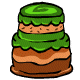 To celebrate the second anniversary of Neopets, many rather large and sugary cakes were baked.  This one tastes of mint and coffee - bizarre!