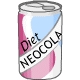 A can of Diet Neocola may be just the thing to get your pet ready for a new day.  Only one calorie also!