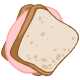 Ham and Mustard Sandwich
