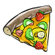 Tropical Fruit Pizza Slice