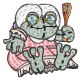 Knitted Elderly Quigglegirl Plushie