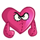 Angry Heart Plushie