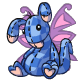 This delightfully soft Checkered Faerie Blumaroo Plushie is a pleasure to cuddle with.