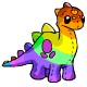 Rainbow Chomby Plushie
