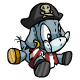 Pirate Moehog Plushie