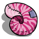 Pink Curly Shell Plushie