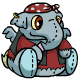 You don’t want to mess with a Pirate Elephante, even if its just a plushie.
