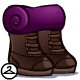 These thick winter boots come with wool stockings.