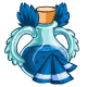 One sip of this bright coloured potion will turn your Neopet into a Blue Vandagyre.