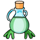 If your Neopet drinks this magical potion he or she will become a green Nimmo!!!