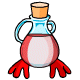 This bubbling brew will transform your Neopet into a bright red Nimmo!