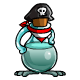 If you want to become a pirate this morphing potion is the key!