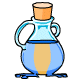 Blue Techo Morphing Potion