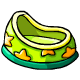 Green Starry Food Bowl - r87