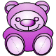 Cool Purple Teddy Bear