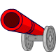 POW!! This cannon fires a bolt of coloured frost at an opponent... and has a chance of freezing them for one round!  Limited Use.  Only one freezing item can be equipped to your pet!