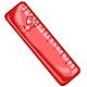 Red Lab Jelly Ruler