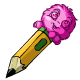 Pink JubJub Topper Pencil