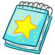 Yellow Star Notebook - r63