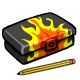 Fire Pencil Box - r66