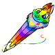 Rainbow Cybunny Pencil