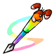 Rainbow Blumaroo Pen
