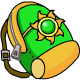 All your great Neopets Back-To-School items
can be placed in this fashionable Green Backpack!