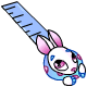 Blue Cybunny Ruler