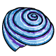Blue Spiral Seashell