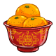 Ornate Bowl of Oranges