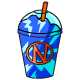 Shock your system with an ice cold, electric blue slushie.