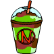 Layers of mint and chocolate, whipped
with cream and crushed ice make this a delightful treat for your Neopet.