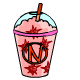 Thistleberries are blended until smooth and then a few whole ones are thrown into this slushie.