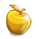 A rare and beautiful apple made out of pure gold!