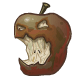 This apple can frighten anyone to the core.