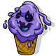 It looks like a little Petpet has been scooped into an ice cream cone and frozen!