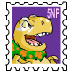 Mystery Island Grarrl Stamp