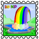 Rainbow Pool Stamp