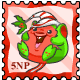 Christmas Meerca Stamp