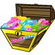 SweeTARTS Chest filled with all the great varieties of SweeTARTS candies!