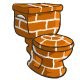 Brick Toilet