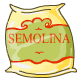 A whole packet of semolina - you are so lucky!