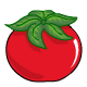 A big ripe tomato - ooh, marvel at its redness.