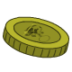 Green Tombola Coin