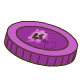 Purple Tombola Coin
