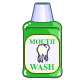 Say goodbye to Bagguss breath with this
tasty peppermint mouth wash!