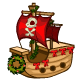 Holiday Themed Pirate Ship